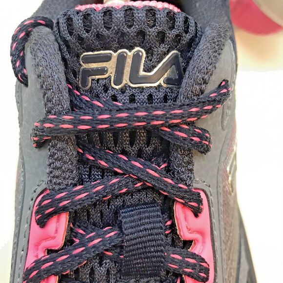 FILA Threshold 10 Running Sneakers Women's 8 Blue Pink Lace Up Memory Foam Shoes - Picture 10 of 12